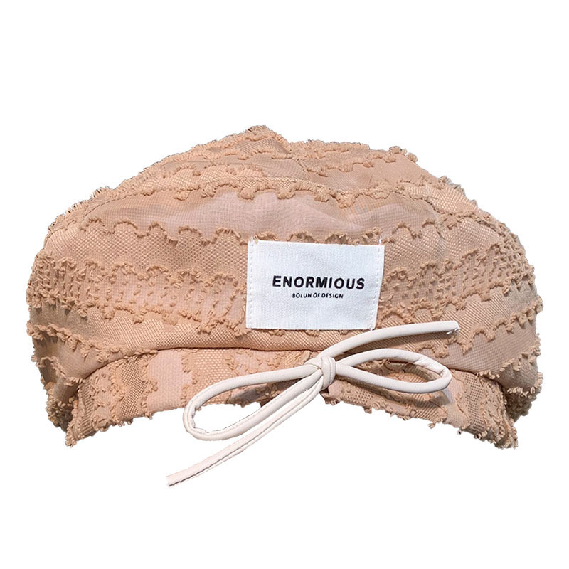 Lady Hat Lace Beret Women&#039;s Fashionable Elegant Trendy Style Breathable Street Beret Painter Cap Wholesale
