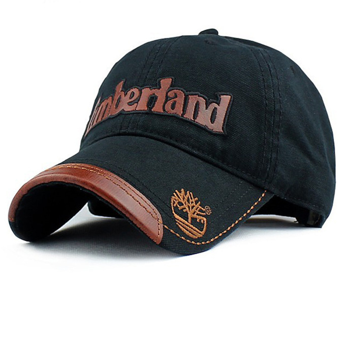 National hat  Men and Women Spring Summer Cotton Lengthened Brim Baseball Cap Denim Outdoor Letter Sun Hat Peaked Cap