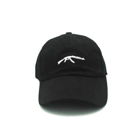 INS Foreign Pistol Machine Gun AK47 Embroidered Baseball Hat Men and Women Baseball Cap National hat