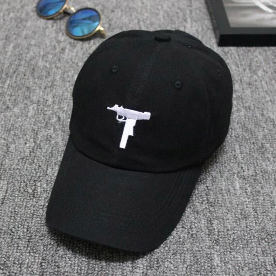 INS Foreign Pistol Machine Gun AK47 Embroidered Baseball Hat Men and Women Baseball Cap National hat