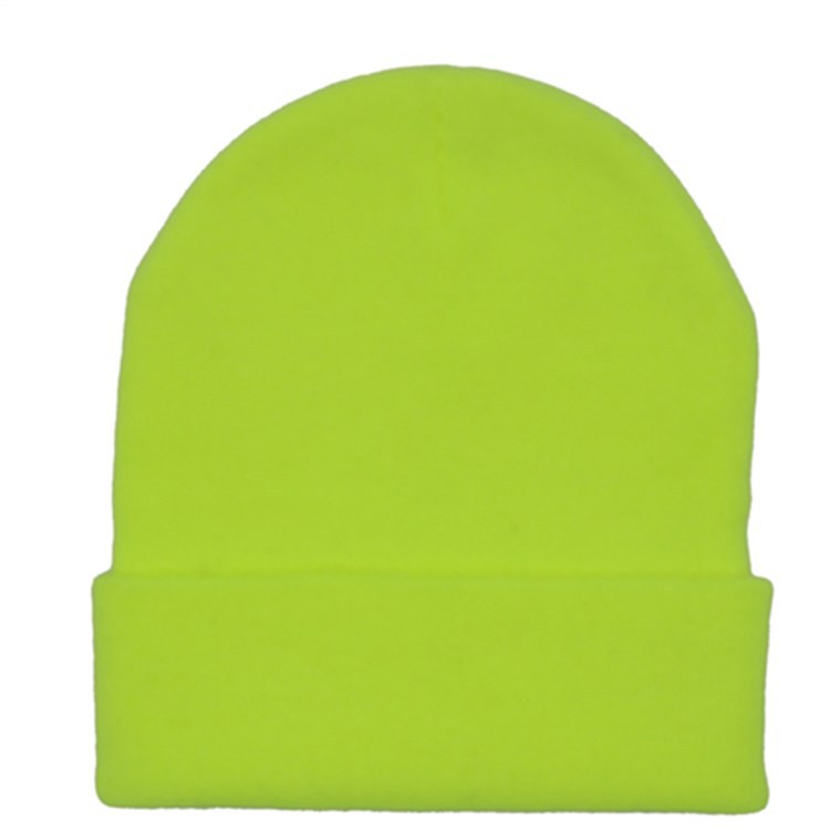Amazon Candy Color Knitted Hat Men&#039;s Lady Couple European and American Autumn and Winter Woolen Hat Hip Hop Sleeve Cap Customized