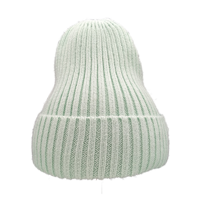 Internet Celebrity Chic Korean Style Yuppie Hat Solid Color Woolen Hat Men&#039;s and Women&#039;s Autumn and Winter Students Ins Knitted Warm Baby&#039;s Knit Hat