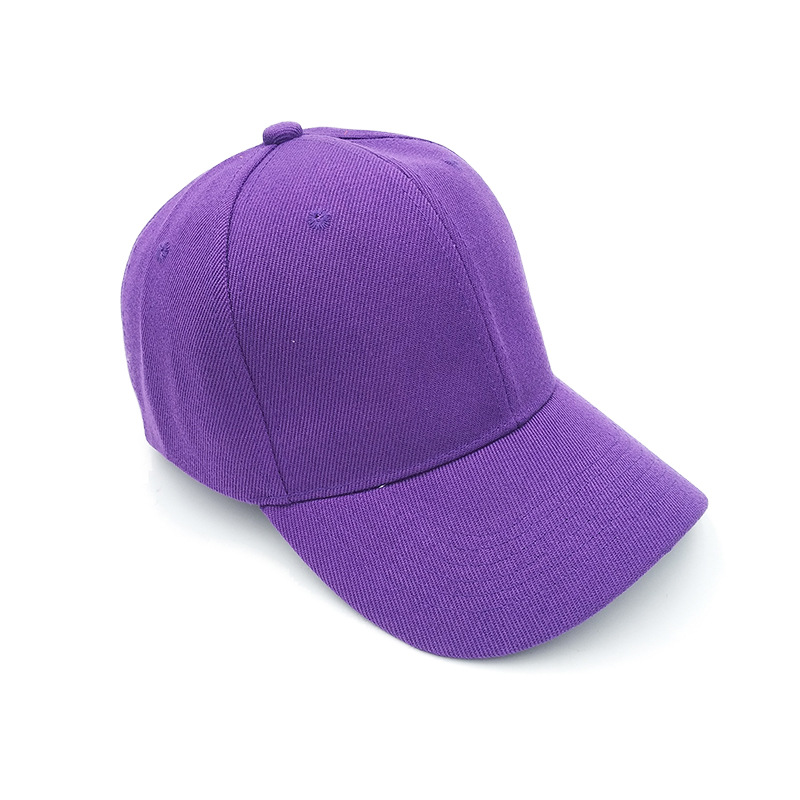 Spot Maonitrile Thickened Solid Color Blank Peaked Cap Hat Work Cap Advertising Cap Baseball Cap Men&#039;s and Women&#039;s Hats
