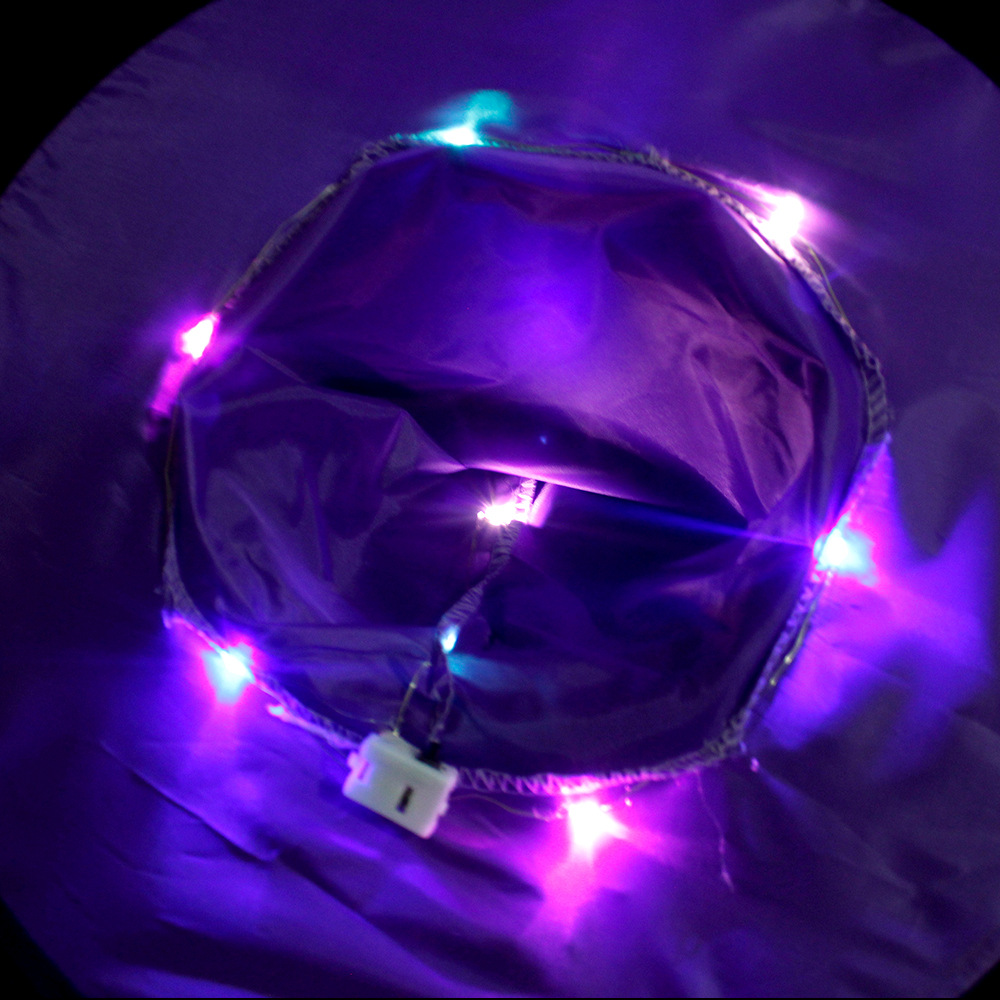  Glowing Witch Hat Ghost Festival with Lights Party Decoration Props Led Witch Hat Magician Wizard&#039;s Hat Glowing hat