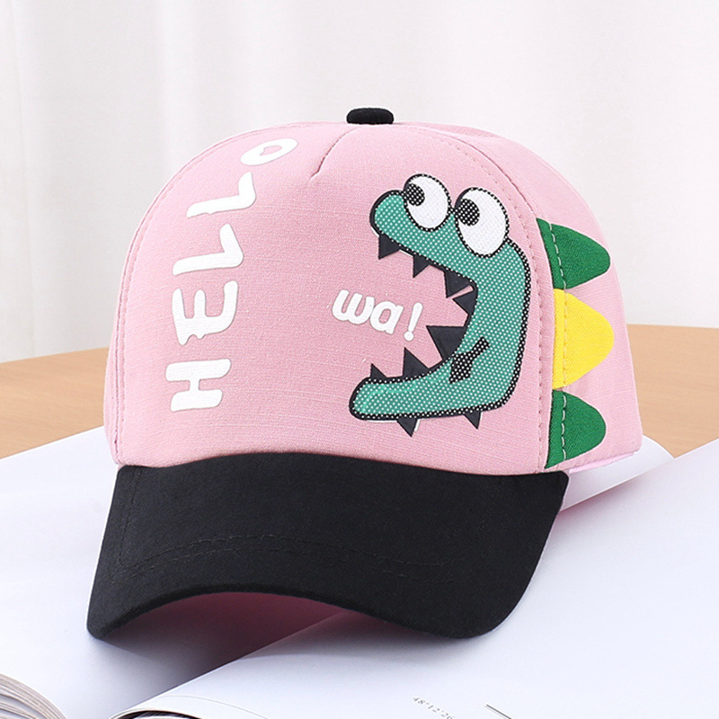 Children&#039;s Hat Men&#039;s Summer Baseball Cap Girl&#039;s Sunhat Baby Peaked Cap Boys Spring and Autumn Travel Cartoon Versatile