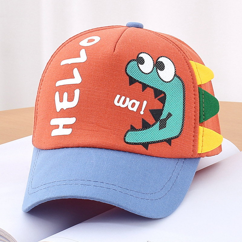 Children&#039;s Hat Men&#039;s Summer Baseball Cap Girl&#039;s Sunhat Baby Peaked Cap Boys Spring and Autumn Travel Cartoon Versatile