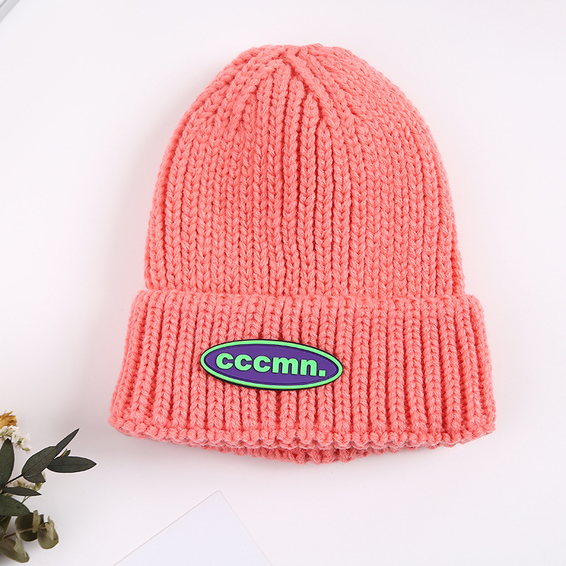 Korean New Autumn and Winter Candy Color Sleeve Cap Korean Style Parent-Child Children&#039;s Parent-child cap