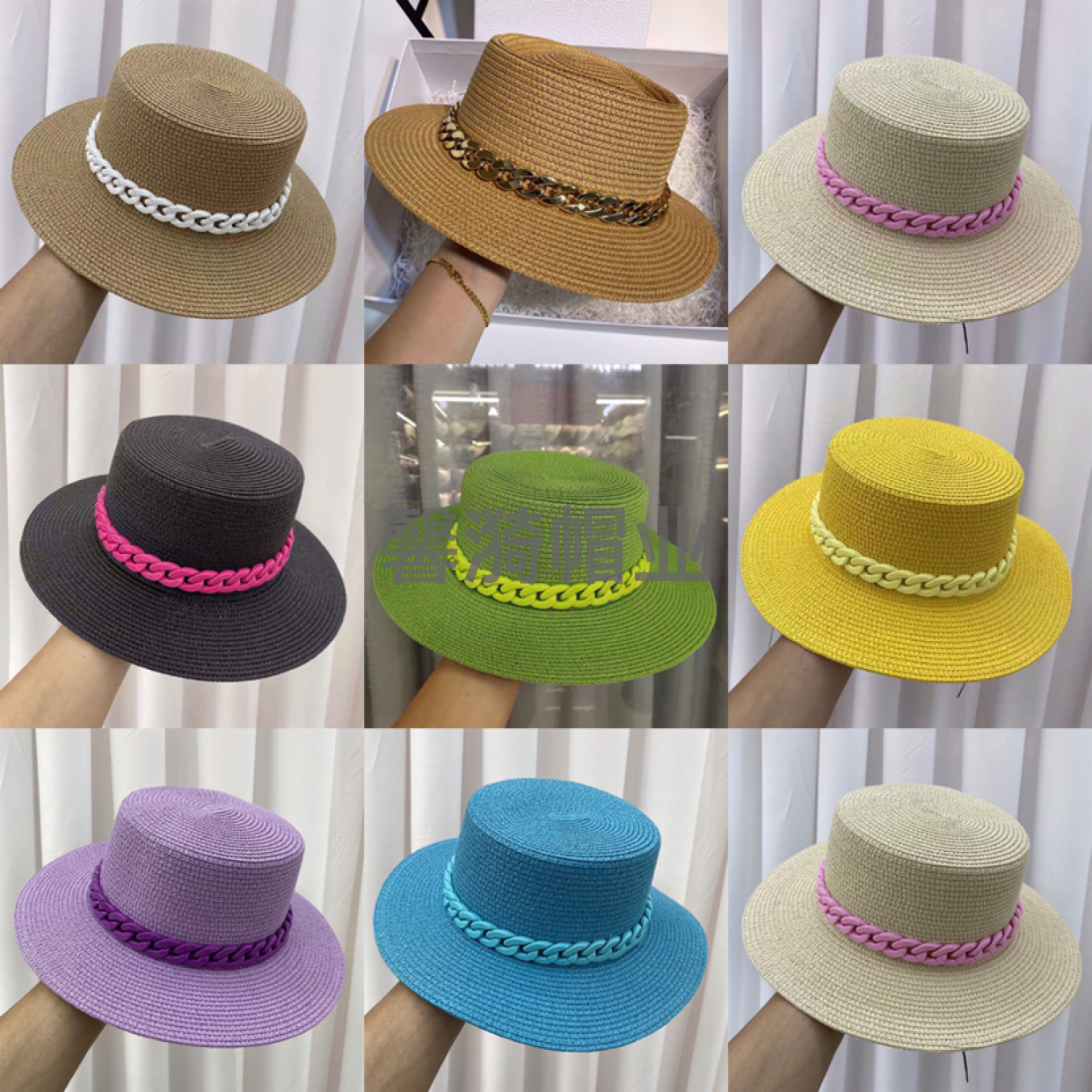 Summer straw hat beach supplies women&#039;s men&#039;s hat straw hat popular fashion leisure activity hat