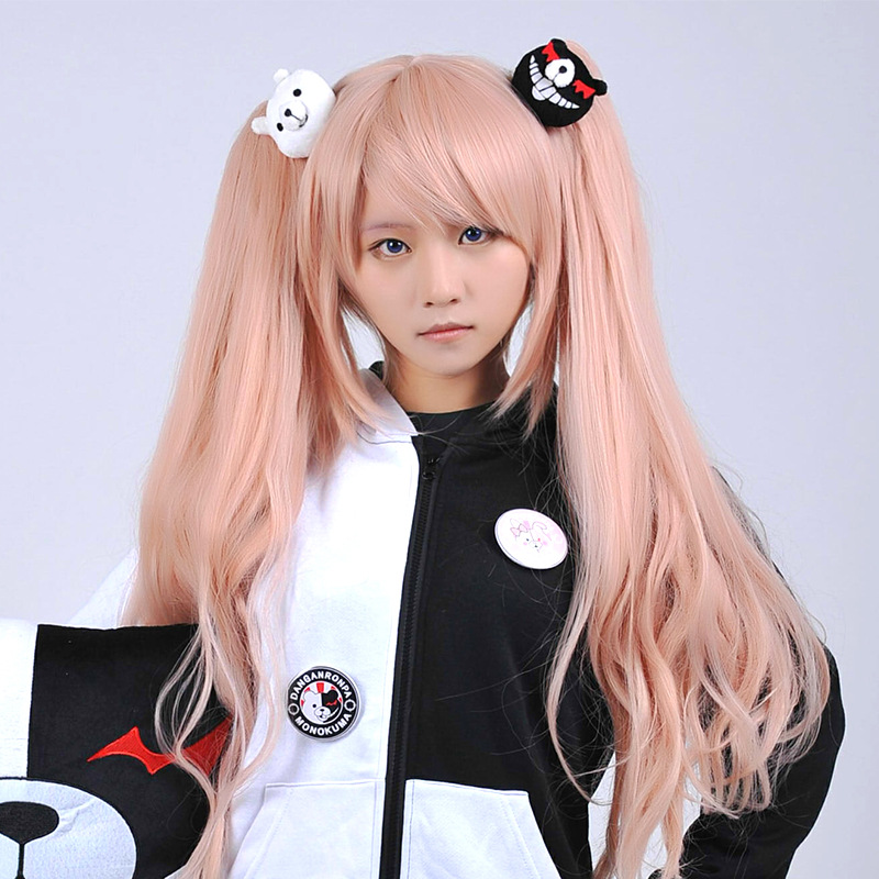 Anime Peripheral Manufacturers Wholesale Cosplay Hair Clip Hairpin Hair Accessories Headdress Black and White Bear Danganronpa Accessories