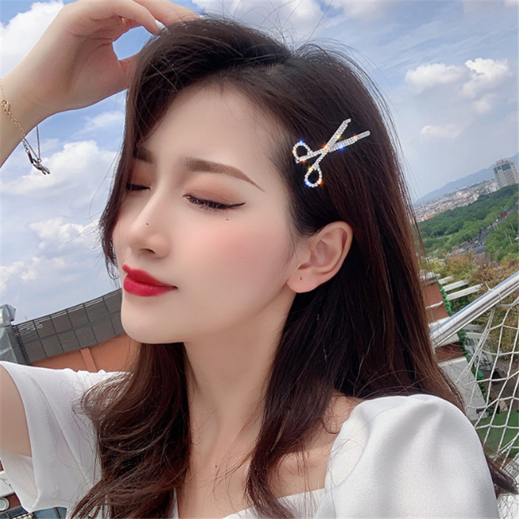 Barrettes Duckbill Hair Accessories Pearl Bobby Edge Clip Back Head Clip Hairware Bang Hairpin Women Diamond Hairpin