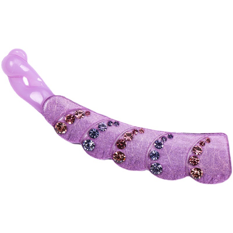Simple Elegant Tie Ponytail Hairpin Barrettes Toothed Non-Slip Hair Band Banana Clip Hair Accessories Acrylic Hairpin