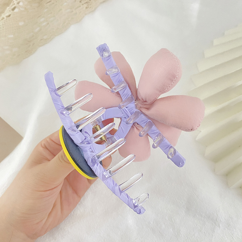 Cartoon StellaLou Hair Claw Internet Celebrity Minimalist Smiley Flower Shark Hairpin Girly Sweet Grip Cartoon Hairpin