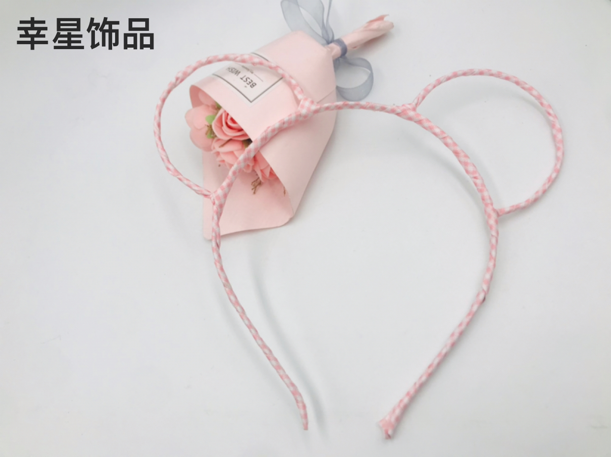 Hair Band Cute Super Cute Sweet Cartoon Cat Ears Headdress Face Wash Hair Band Simple and Fresh Hairpin