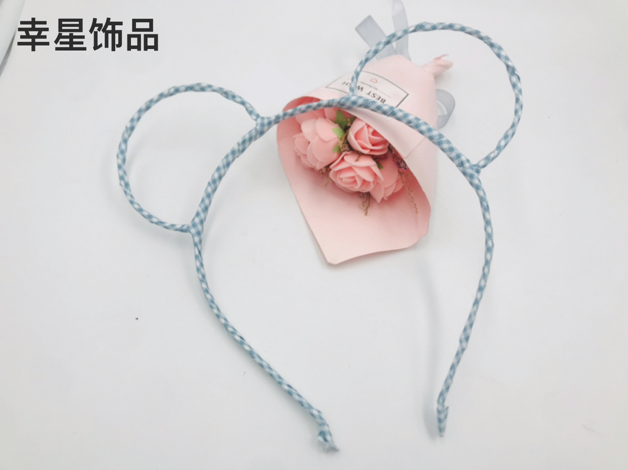 Hair Band Cute Super Cute Sweet Cartoon Cat Ears Headdress Face Wash Hair Band Simple and Fresh Hairpin