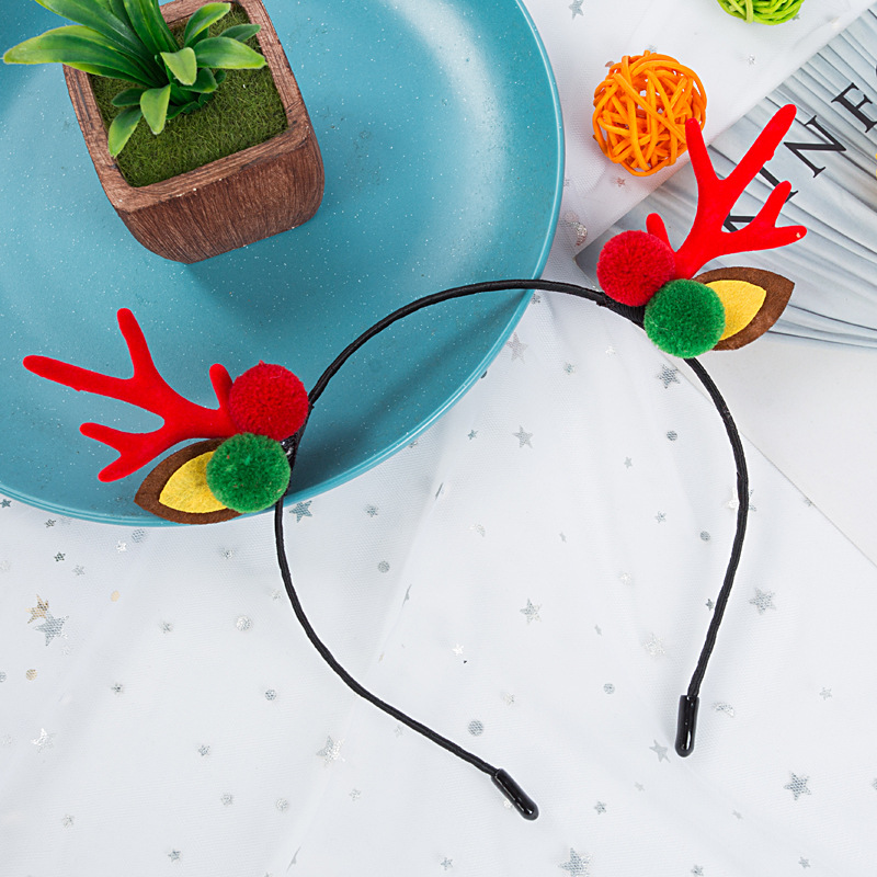 Christmas Headband New Accessories Headwear Mori Girl Antler Hairband Hairpin Cute Children Adult Hair Accessories Headband