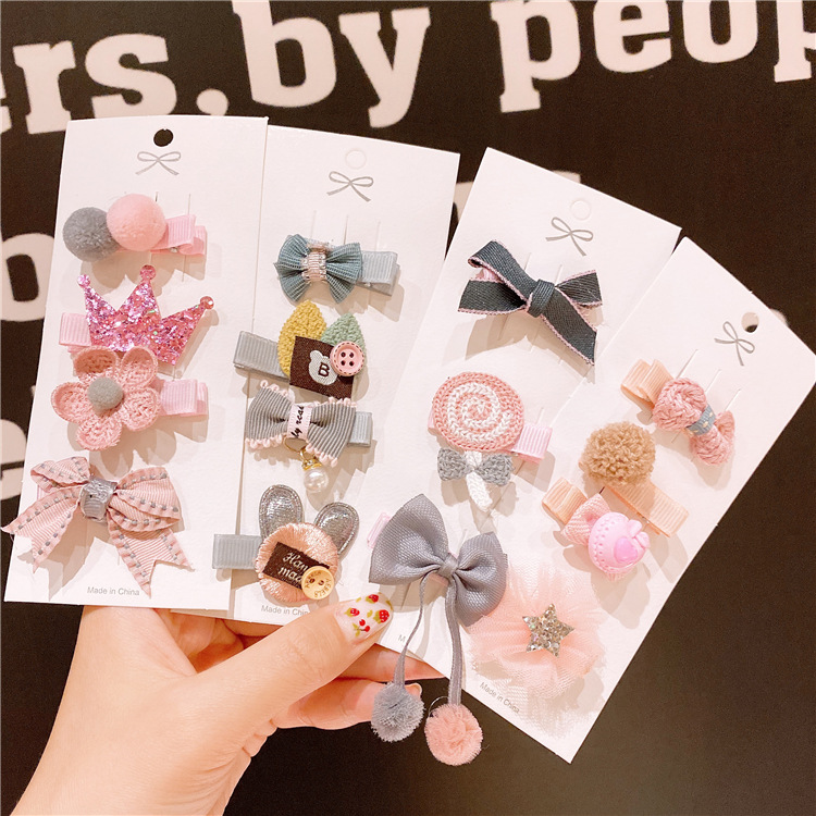 New Baby Hair Accessories Bang Clip Girl&#039;s Hairpin Headdress Clip Korean Barrettes