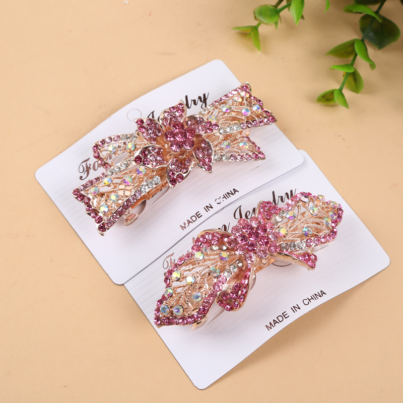 Hat point Drill Adornment butterfly modelling hairpin is contracted and melting Bowknot edge clip Carrying Top clip