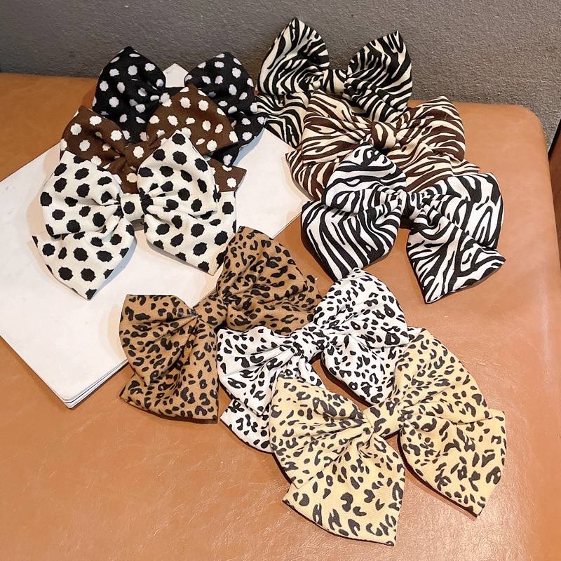  Girl&#039;s Hair Hoop Sweet Bow Spring Clip Back Head Hair Accessories Top Clip Clip Hairware Bowknot Hairpin