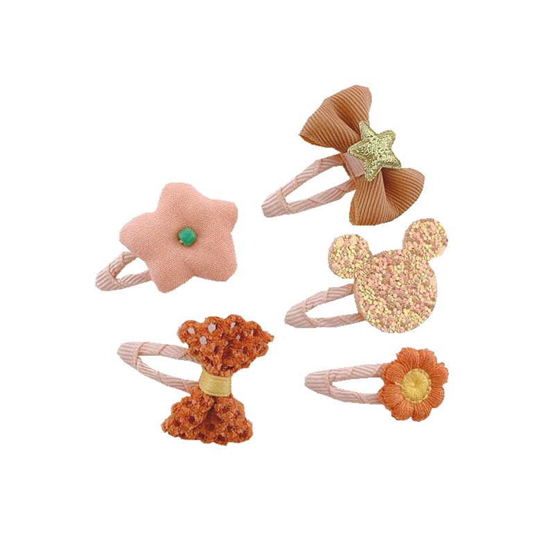 Korean Baby Does Not Hurt Hair BB Clip Children&#039;s Hair Volume Less Fetal Hair Princess Bowknot Hairware Baby Hairpin