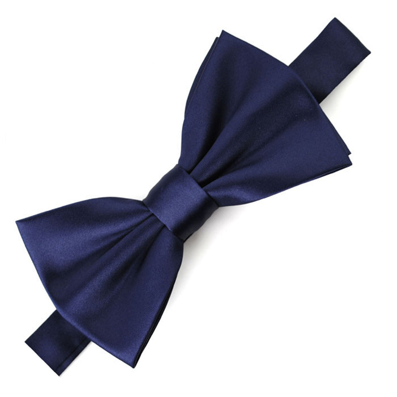 In Stock Wholesale Wedding Bow Tie Solid Color Bow Tie Fashion Bowknot Men&#039;s Bow Tie Korean Style Factory Bowknot Tie