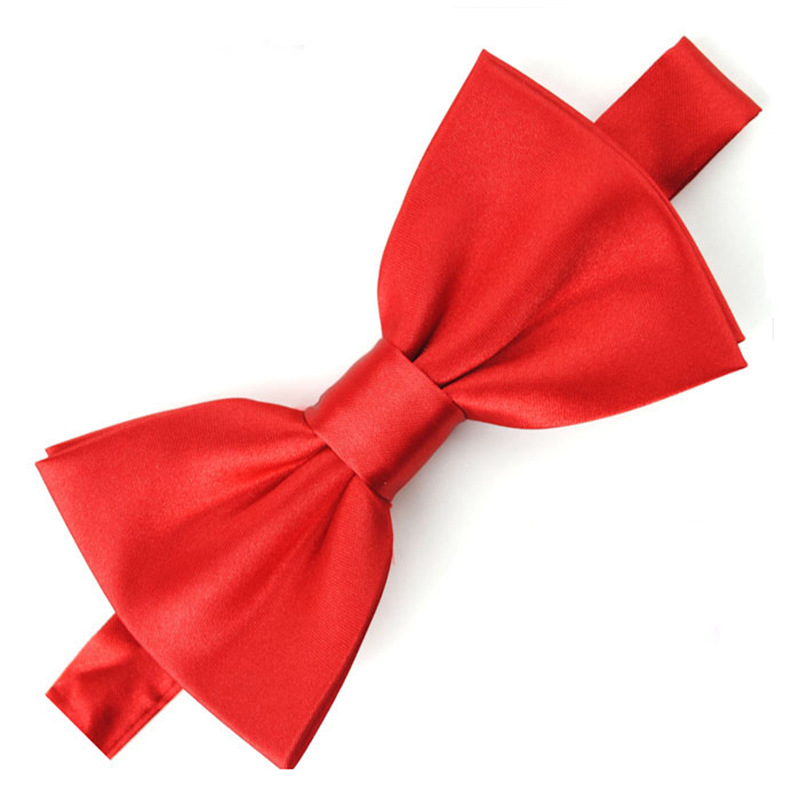 In Stock Wholesale Wedding Bow Tie Solid Color Bow Tie Fashion Bowknot Men&#039;s Bow Tie Korean Style Factory Bowknot Tie