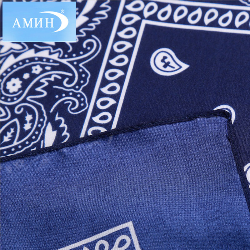 Polyester Hip Hop Print Headscarf Outdoor Sunscreen Mask Square Towel Pet Towel Cycling Headscarf Sports Scarf Customized