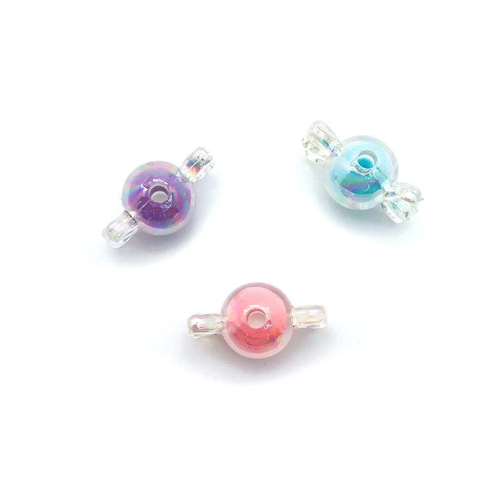 Color Candy Electroplating Bracelet Headdress DIY Children&#039;s Ornaments Acrylic Ornaments Accessories Candy Bead