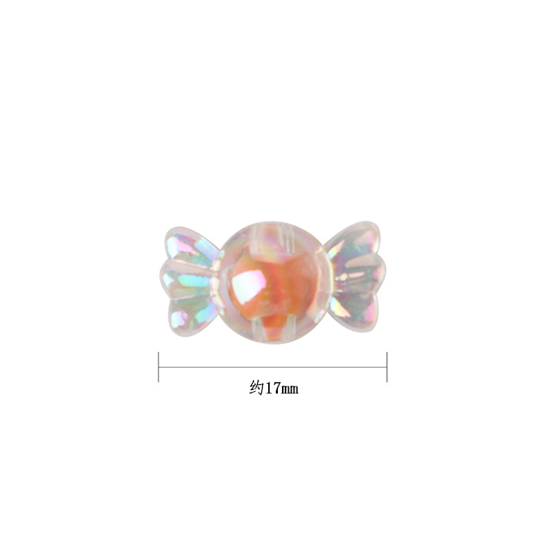 Candy Bead Acrylic Candy Colorful Acrylic Beads Loose Beads Handicraft DIY Material Bracelet Necklace Bracelet
