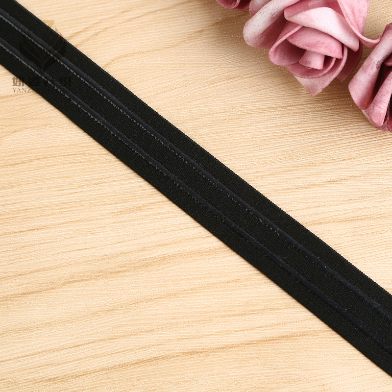 Factory Direct Sales Customizable 2.3cm Wide Specification Plain Elastic Band Woven Elastic Tape Underwear Clothing Shoulder Strap Accessories