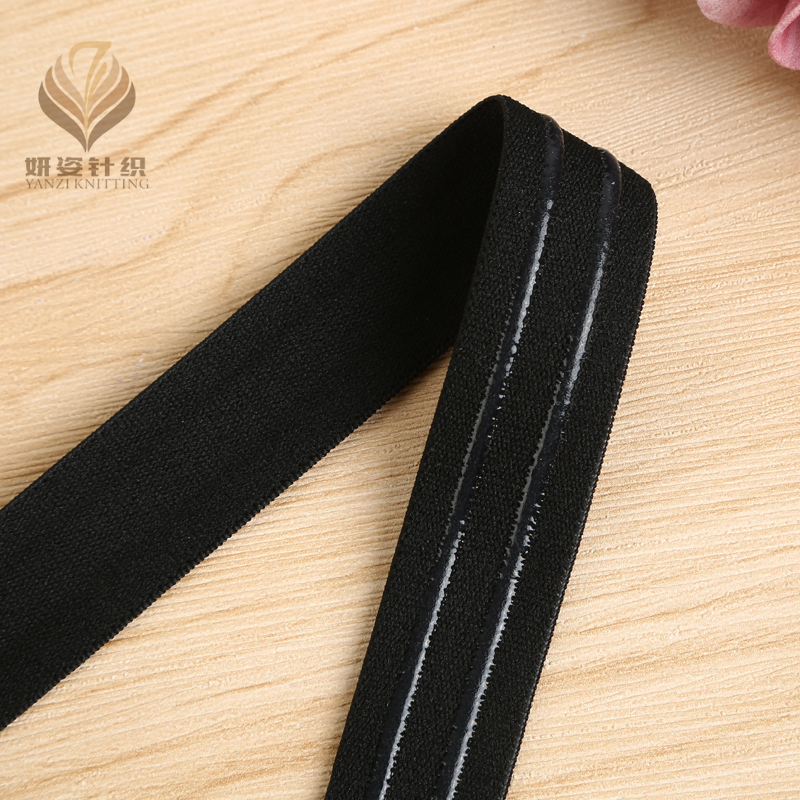 Factory Direct Sales Customizable 2.3cm Wide Specification Plain Elastic Band Woven Elastic Tape Underwear Clothing Shoulder Strap Accessories