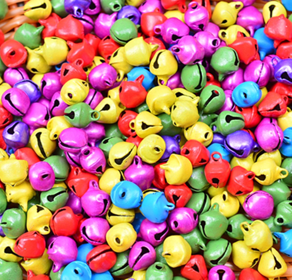 Processing Factory Price Wholesale 8mm Small Color Bell Color Bell All Color Bells