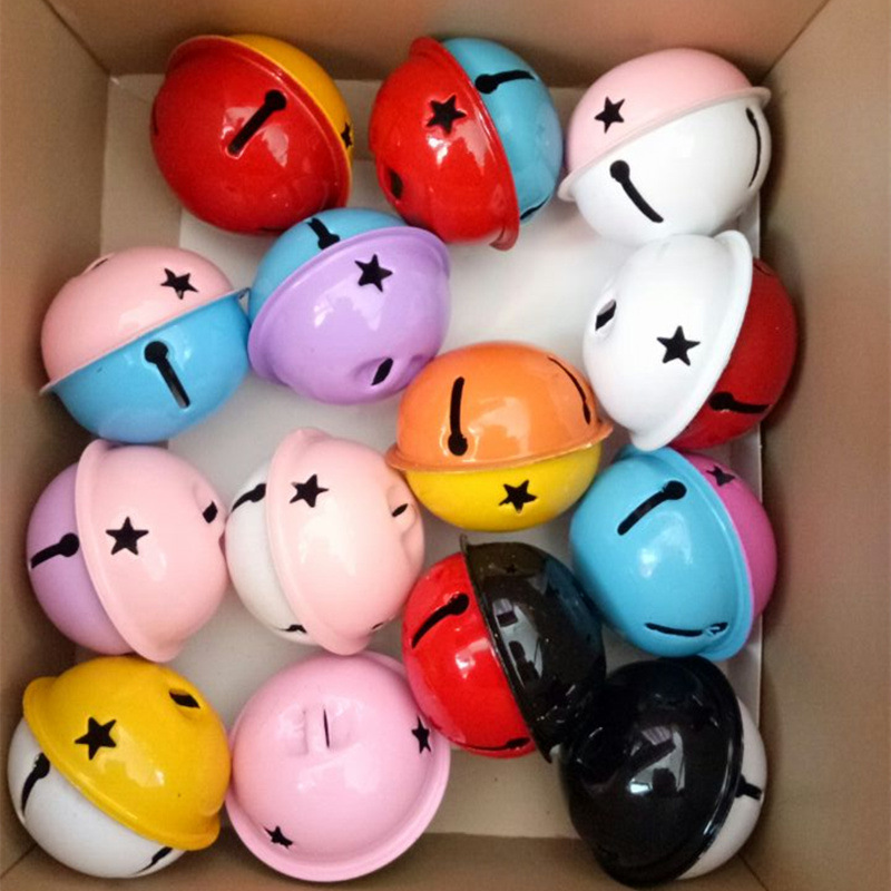 Qiancang Girl 40mm Color Bell Key Accessories DIY Handmade Accessories Candy Color Big Color Bells 