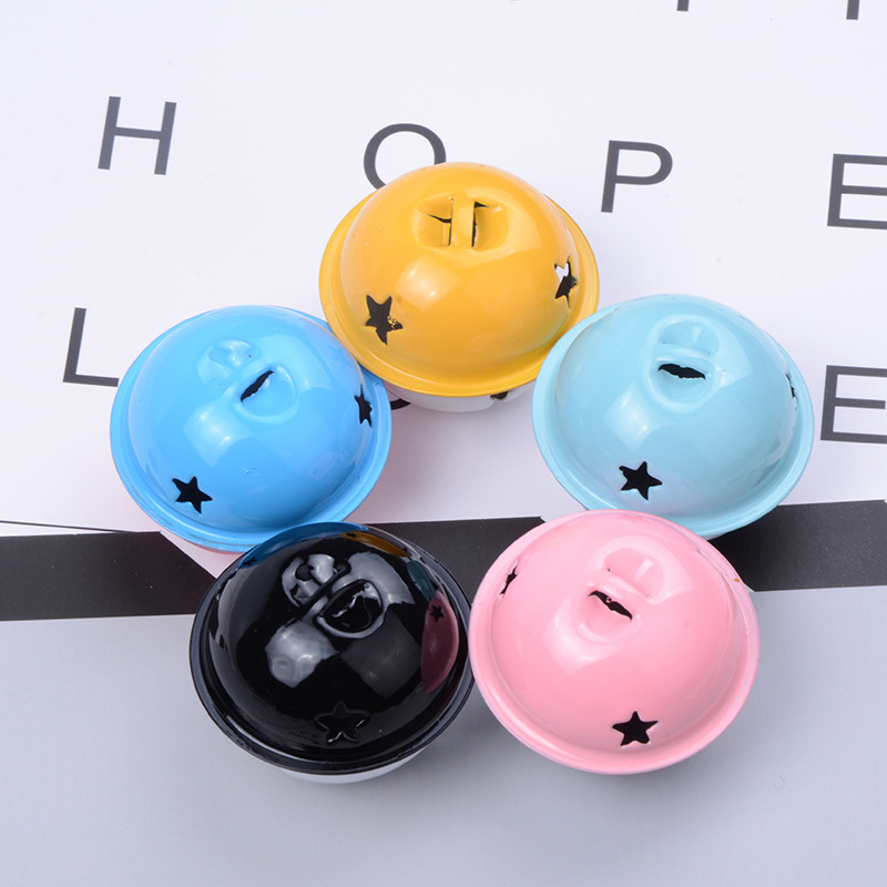 Qiancang Girl 40mm Color Bell Key Accessories DIY Handmade Accessories Candy Color Big Color Bells 