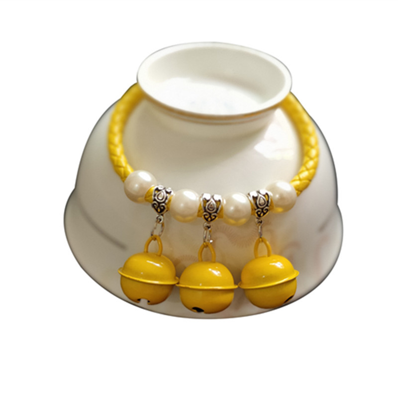 Manufacturer&#039;s Self-Produced Cat Bell Collar Pet Decorations Necklace Adjustable Color Bells