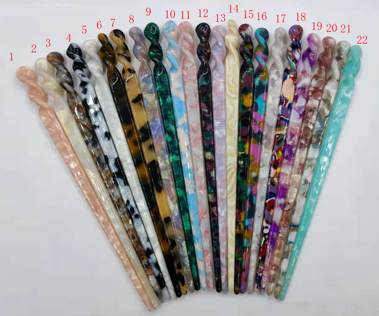 Updo Acetate Plate Straight Bar Brooch Hairpin Cold Style Hairpin Ancient Han Chinese Clothing Headdress Pull Hairpin