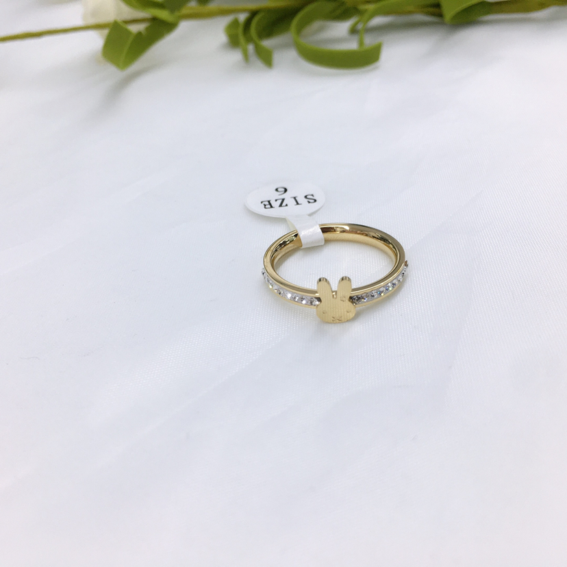 Korean Hot-Selling Titanium Steel Ring Trendy Wild Jewelry Normcore Style Ring Factory Direct Sales