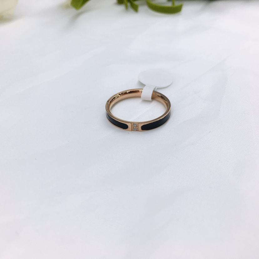 Korean Hot-Selling Titanium Steel Ring Trendy Wild Jewelry Normcore Style Ring Factory Direct Sales