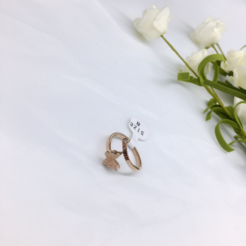 Korean Hot-Selling Titanium Steel Ring Trendy Wild Jewelry Normcore Style Ring Factory Direct Sales