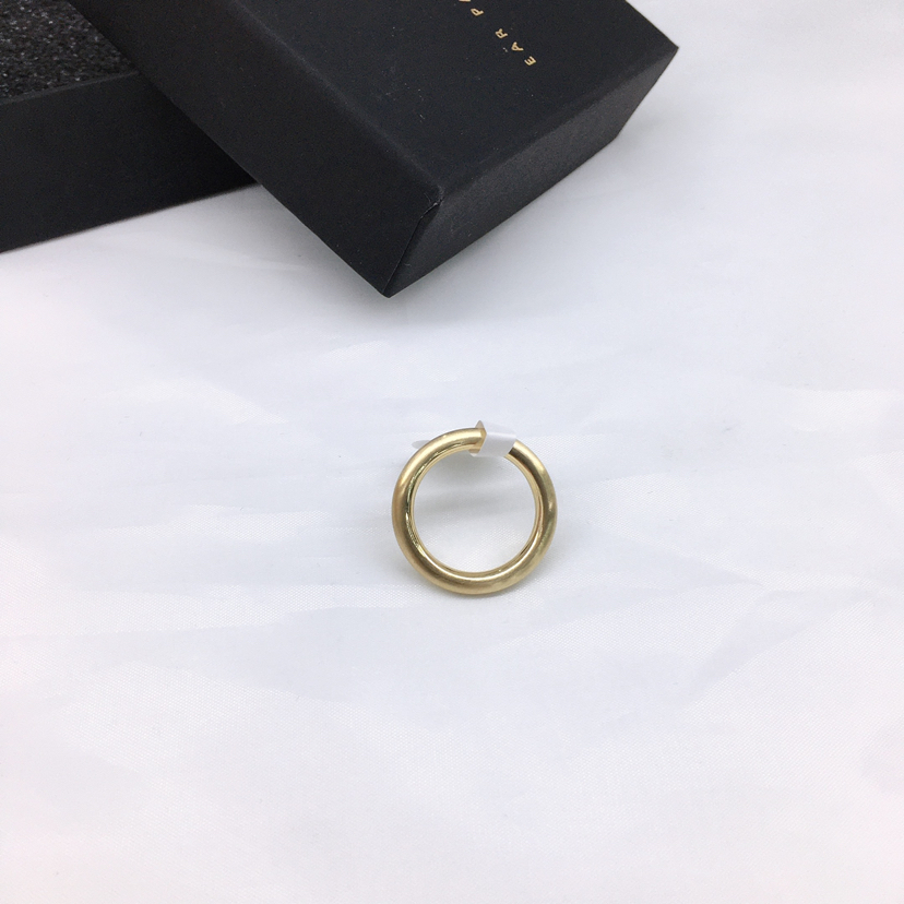 Korean Hot-Selling Titanium Steel Ring Maintains Color Ring Fashion Trendy Style Order Note Which Type