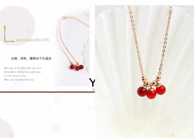 Titanium steel anklet fashion trend casual style Titanium steel rose gold anklet children sexy Korean version simple personality