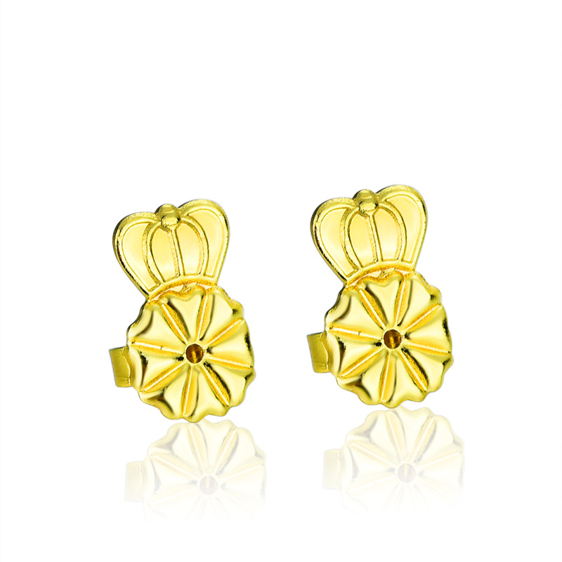 Ear Stud Plug Foreign Trade European and American Earrings Earrings Fixing Device Ear Studs Buckle Lifter Cross-Border Simple Ear Clip Factory Direct Sales