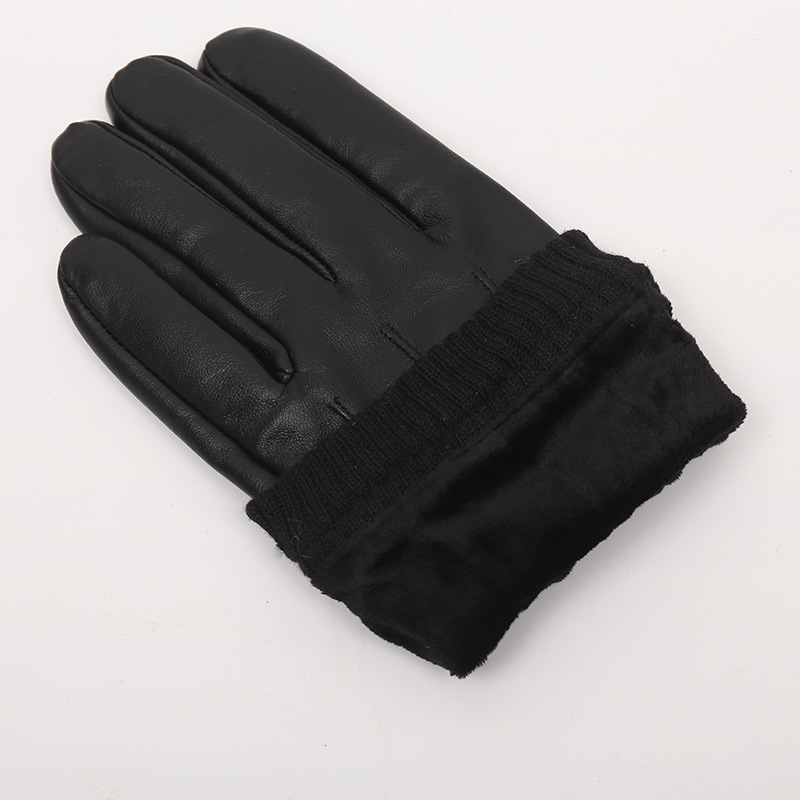 2019 New Men&#039;s Genuine Leather Gloves Cycling Outdoor Keep Warm Winter Gloves Gloves Wholesale