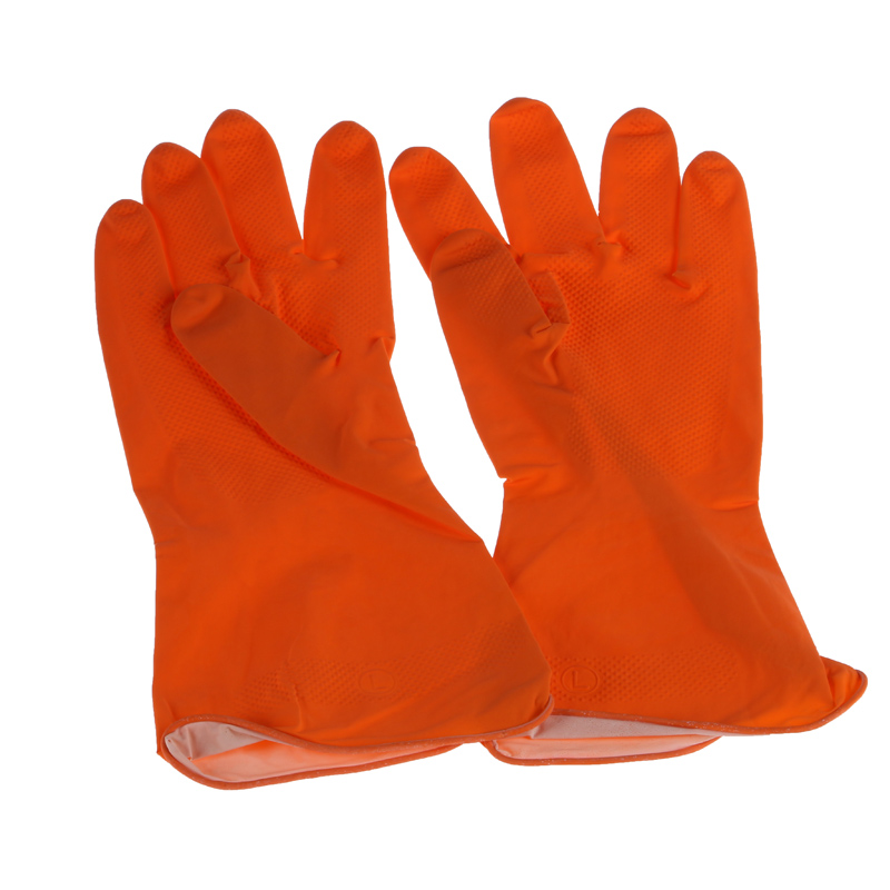Housework cleaning gloves rubber antiskid waterproof cleaning gloves