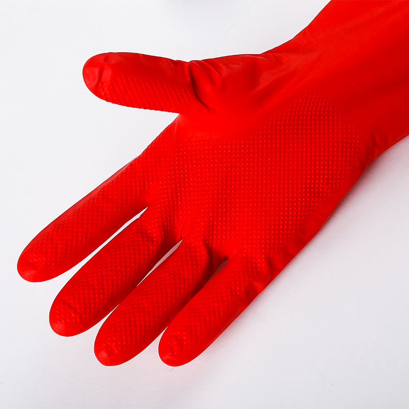 Household gloves latex gloves washing gloves cleaning gloves 40 grams
