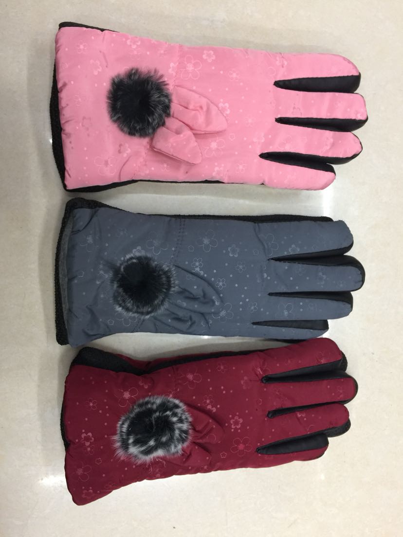 Manufacturer hot style direct selling women outdoor leisure sports cycling ski gloves heat, cold and waterproof