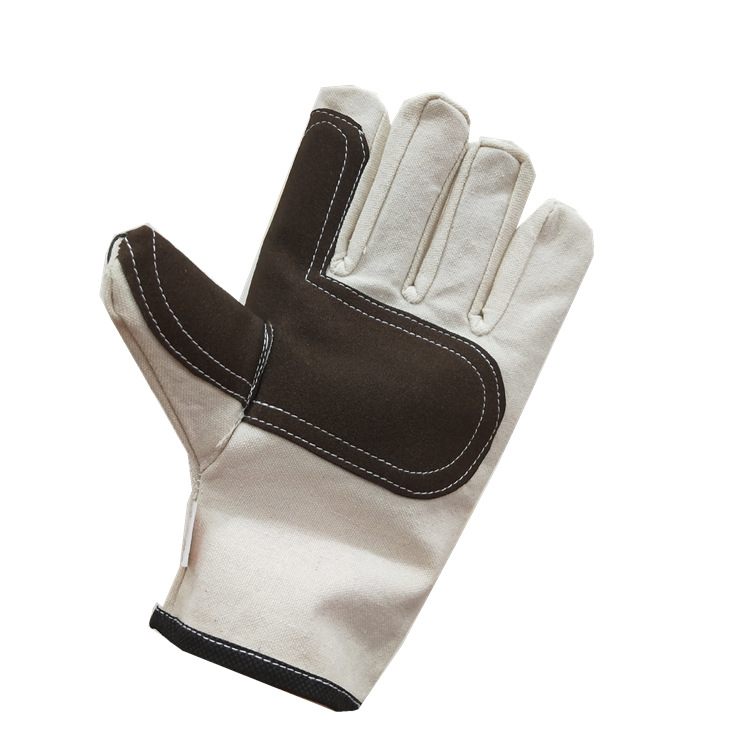 Manufacturers direct rc fear canvas gloves workers railway electric welders rc fear canvas gloves