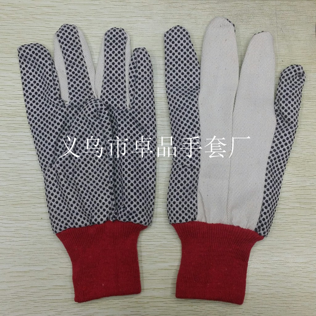 Spot supply canvas gloves ultra wear thickened dispensing point gloves