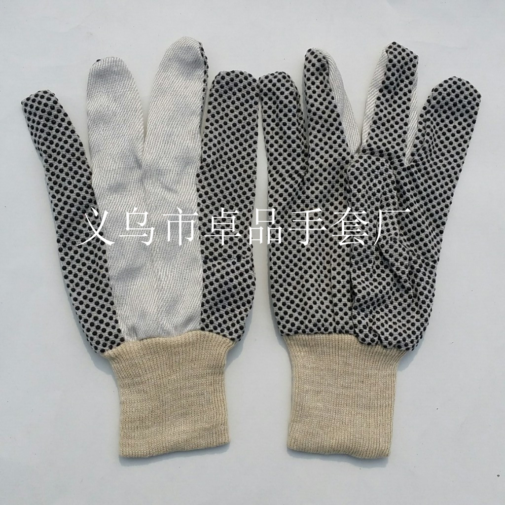 The supply of 6 Ounce dispensing canvas gloves twill point bead gloves garden gloves