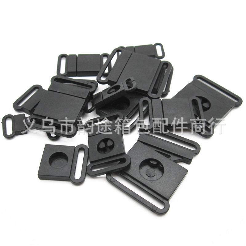 Spot Supply Flat Safety Plug Mobile Phone Tag Safety Buckle 1-2.5cm Plastic Buckle Pom Flat Plug