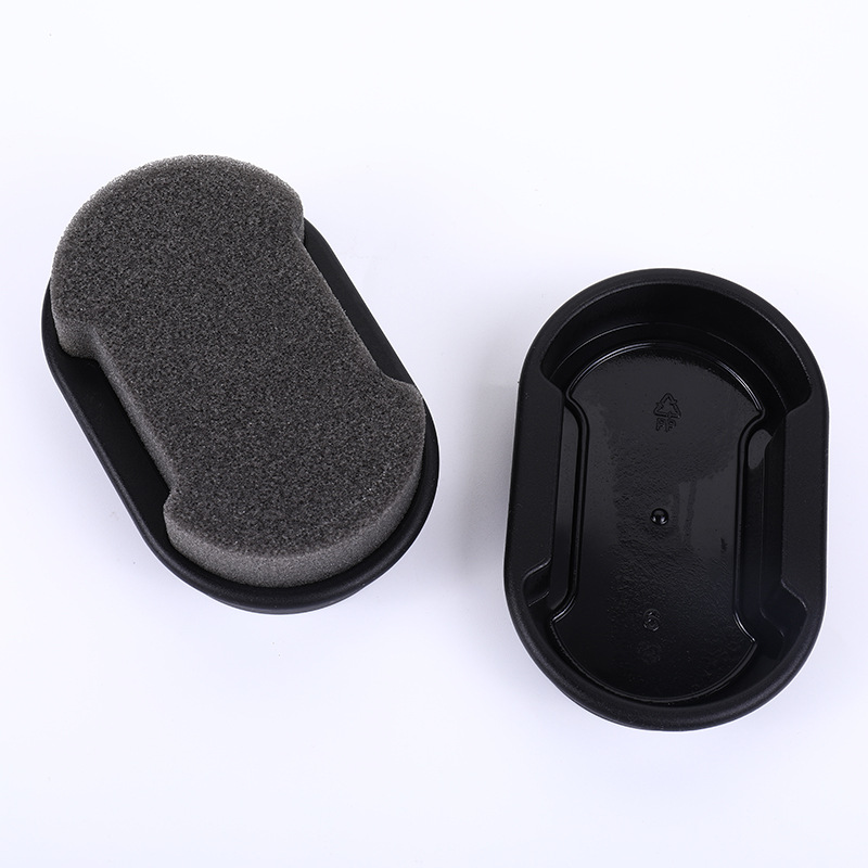 Shoe-Brush Leather Shoes Maintenance Brightening Artifact Double-Sided Sponge Shoe Polish Colourless Shoe Wax Shoe Polish Brush